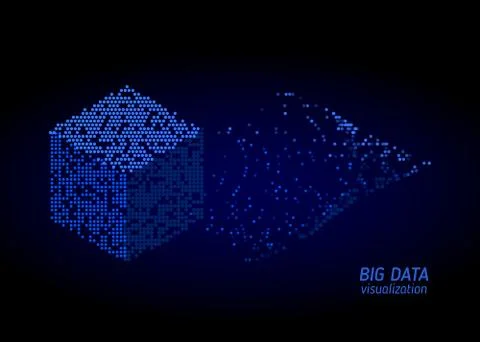 Abstract digital sorting information. Analysis of Information. Stockillustratie