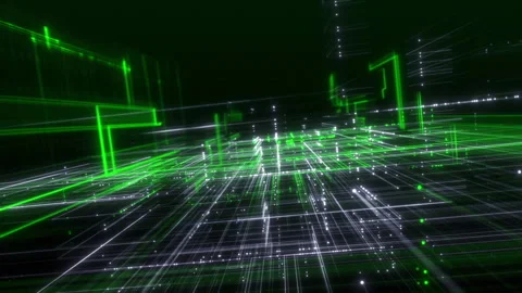 Abstract Digital Space Stock Footage 247264534