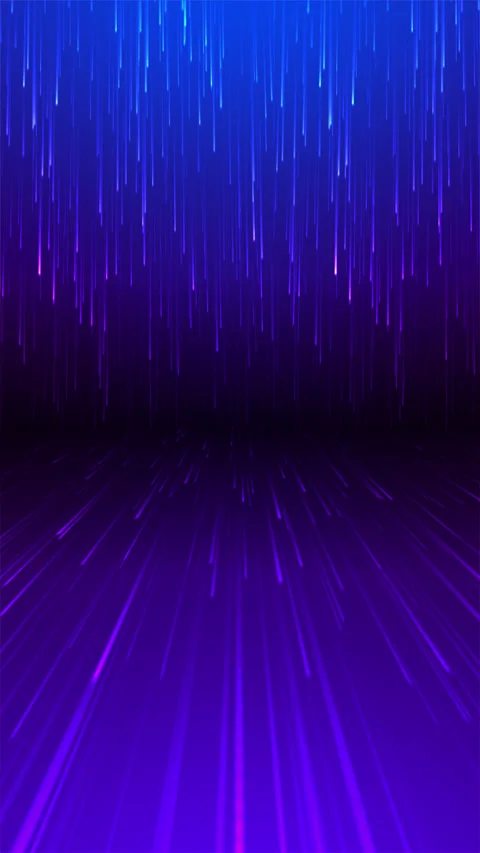 Abstract Digital Speed Lines Background Blue Purple Glowing Stripes Technol.. Video stock 297991585