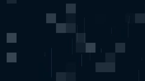 Abstract Digital square animation with a meteor shower Stock Footage 293633648