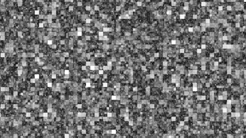 Abstract digital static video with flickering pixels creating chaotic white.. Vidéo 334046116