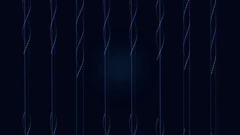 Abstract Digital Strings of Light Animation 库存影片 347626253