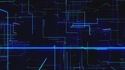 Abstract digital structure Stock Illustration