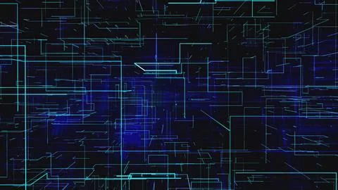 Abstract digital structure Stock Illustration