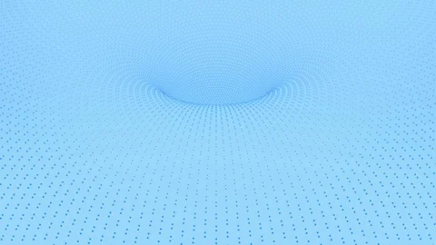Abstract digital surface with funnel Stock Footage 124131295