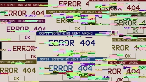 Abstract Digital System Error matrix Glitch background Cybernetic futuristic Stock Footage 157992921
