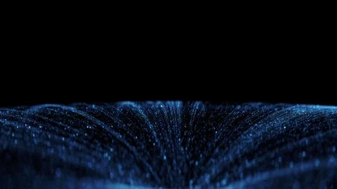 Abstract digital tech background of data flow Stock Footage 112895835