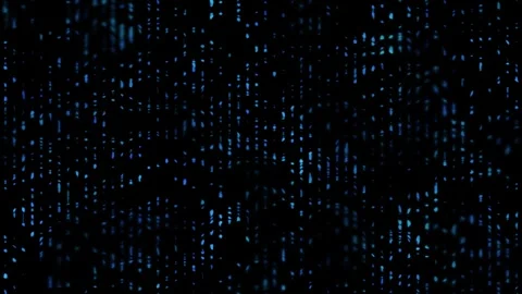 Abstract digital tech technology background. Blue cyber, futuristic, big data Stock Footage 320678060