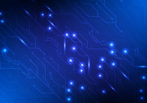 Abstract digital technology background. Circuit board, system and communica.. 스톡 일러스트