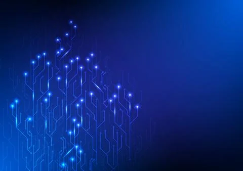 Abstract digital technology background. Circuit board system electronics an.. イラスト素材