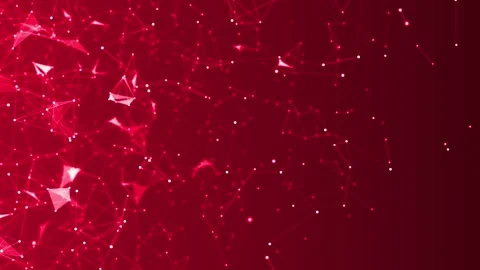 Abstract digital technology background concept showing connected glowing net Stock Footage 320621170