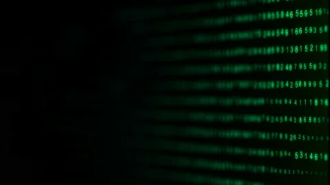 Abstract digital technology Background with data, counting and numbers. Stock Footage 98423398