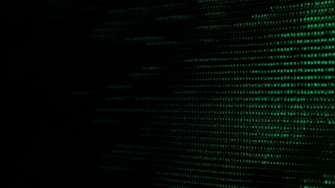 Abstract digital technology Background with data, counting and numbers. Stock Footage 98423698