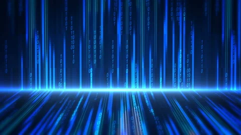 Abstract digital technology Background with data, counting and numbers in Stock Footage 113052540