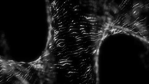 Abstract digital. Technology background with DNA. Futuristic music sound wave. Video stock 291965328