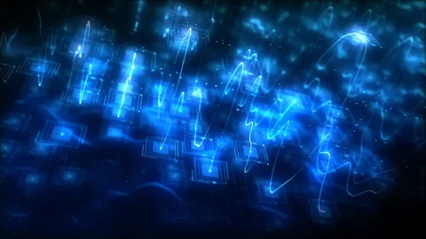 Abstract digital technology background Stock Footage 87952654