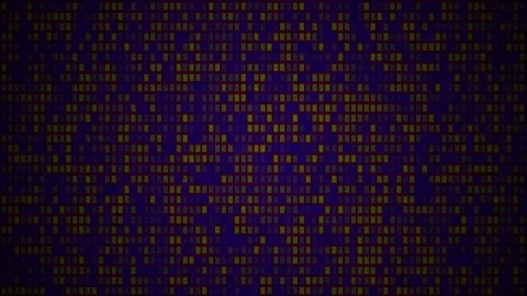 Abstract Digital Technology Background With Moving Binary Code Data Streams. Stock Footage 334451707