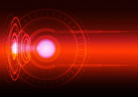 Abstract digital technology background or futuristic interface. Stock Illustration