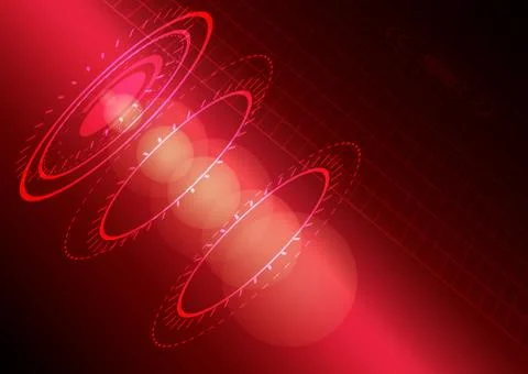 Abstract digital technology background or futuristic interface. Illustrazione stock