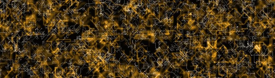 Abstract digital technology background with white circuit lines over glowin.. Stock Illustration
