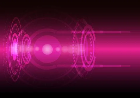 Abstract digital technology color background. Stock Illustration