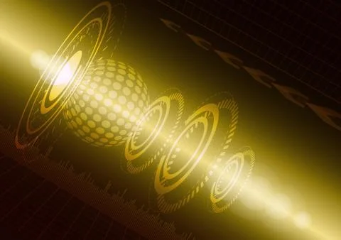 Abstract digital technology color background. Stock Illustration