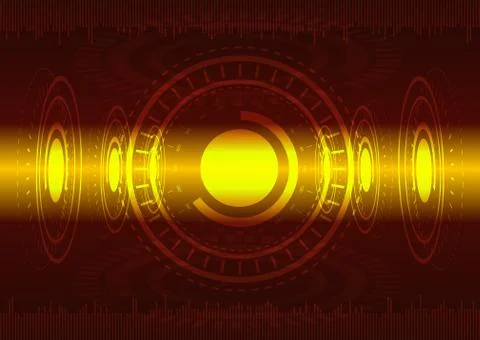 Abstract digital technology color background. Stock Illustration