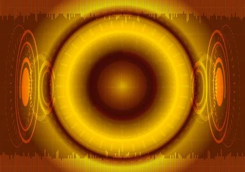 Abstract digital technology color background. Stock Illustration