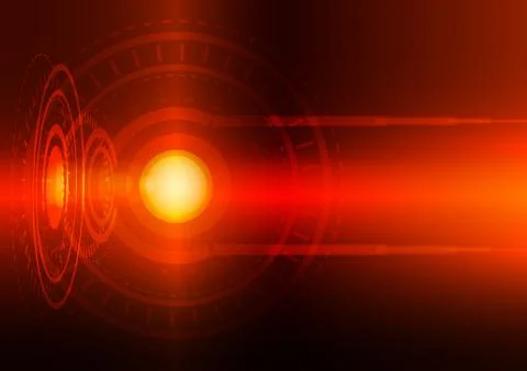 Abstract digital technology color background. Illustrazione stock