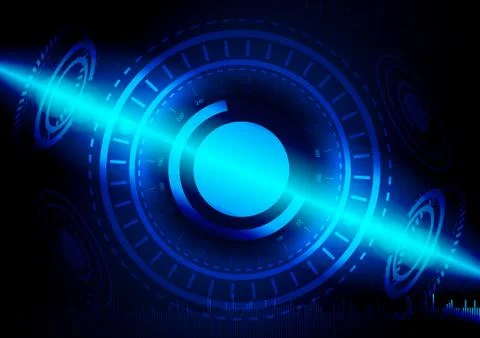 Abstract digital technology color background. Stock Illustration