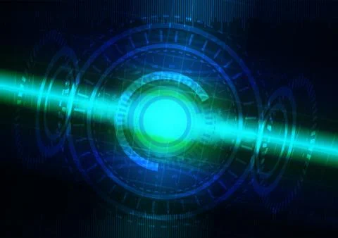 Abstract digital technology color background. Stock Illustration