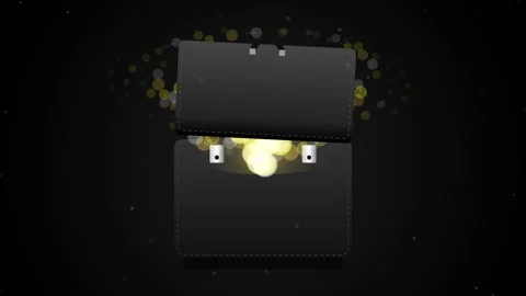 Abstract digital technology interface glowing panels on dark background Stock Footage 346004145