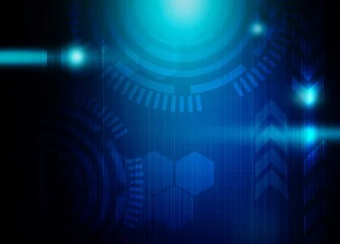 Abstract  digital technology moving design background,with space for banner or t Stock Photos