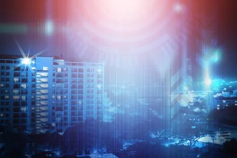 Abstract  digital technology moving design background,with space for banner or t Stock Photos