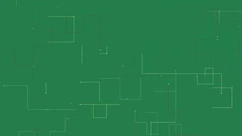 Abstract Digital Technology Network Background with Geometric Connecting Li.. Stock Illustration