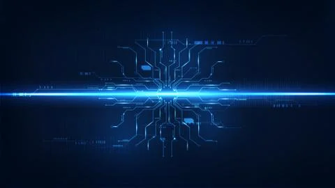 Abstract digital technology operating system background template vector 스톡 일러스트