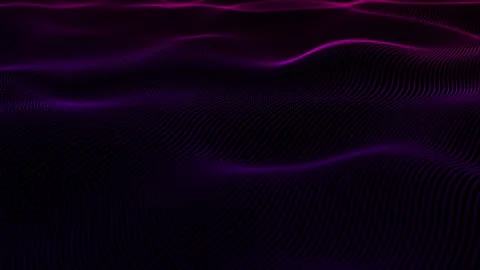 Abstract digital Technology or science dynamic particle waves Data flow, cyber 库存影片 295178375