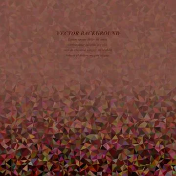 Abstract digital triangle tile background design Иллюстрация