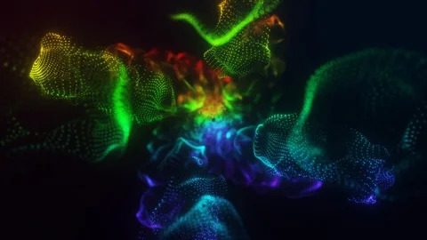 Abstract digital tunnel 動画素材 123683236