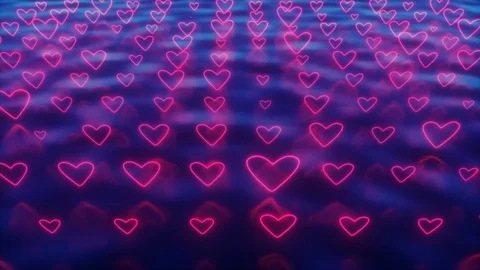 Abstract digital valentine 動画素材 123286920