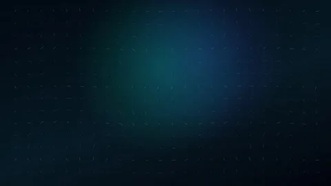 Abstract digital vector field grid with glowing blue lines Stock Footage 335937258
