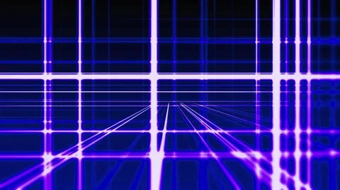 Abstract digital vertical and horizontal blue lines background Stock Footage 51380573