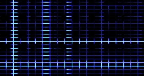 Abstract digital vertical and horizontal elettric blue lines background Stock Footage 71305836
