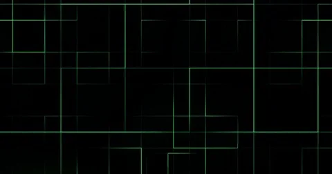Abstract digital vertical and horizontal electric green lines background Stock Footage 77831495