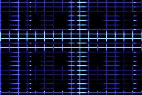 Abstract digital vertical and horizontal elettric blue lines background mov.. Stock Illustration