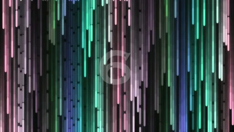 Abstract digital vertical rain pattern on black background Stock Footage 342203592