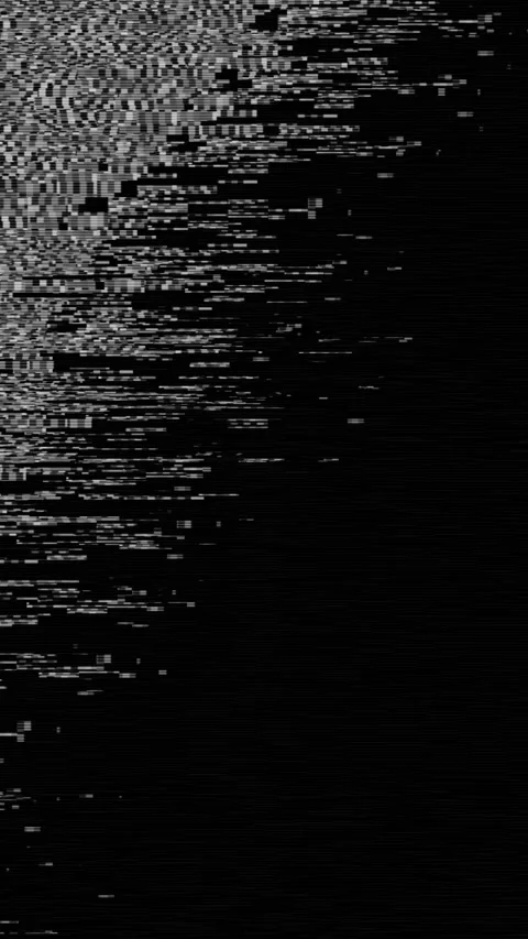 Abstract Digital Vhs glitch animation transition effect Stock Footage 301213625