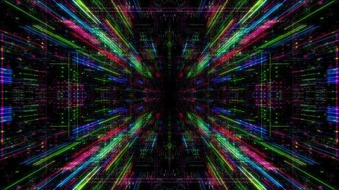 Abstract digital virtual city. Scanning city for hackers attack concept. イラスト素材