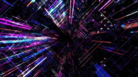 Abstract digital virtual city. Scanning city for hackers attack concept. イラスト素材