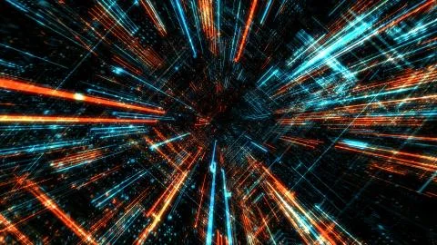 Abstract digital virtual city. Scanning city for hackers attack concept. イラスト素材